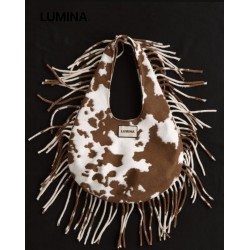 BOLSO COW LMN