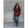 BLAZER CUADROS  FLECOS LMN