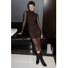 VESTIDO CUELLO TUL LMN