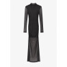 VESTIDO CUELLO TUL LMN