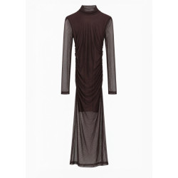 VESTIDO CUELLO TUL LMN