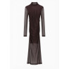VESTIDO CUELLO TUL LMN