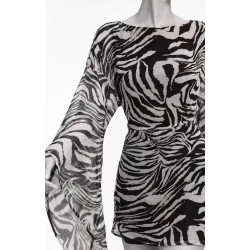 VESTIDO CORTO CEBRA