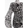 VESTIDO CORTO CEBRA
