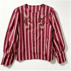 CHAQUETA ALICE BURDEOS