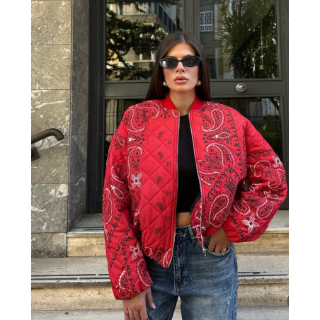 BOMBER BANDANA ROJA