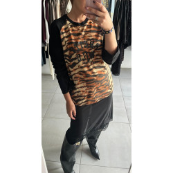 CAMISETA COMBI PRINT LMN