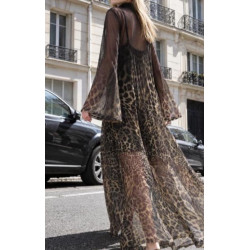 VESTIDO LARGO PRINT LMN