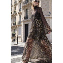 VESTIDO LARGO PRINT LMN